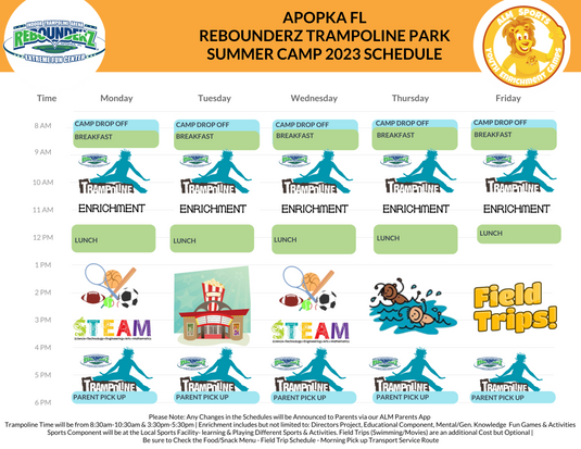 Camp Schedules