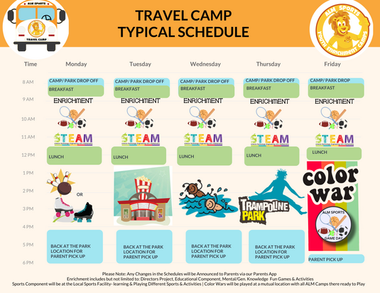 Camp Schedule